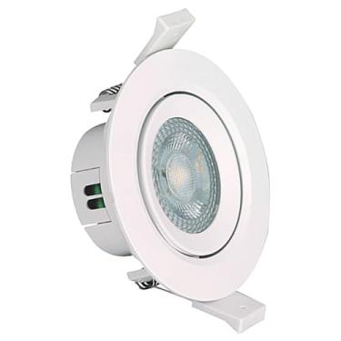 Imagem de SPOT LED REDONDO DIRECIONAVEL EMBUTIR 5W BRANCO QUENTE 3000k BIVOLT - GALAXY