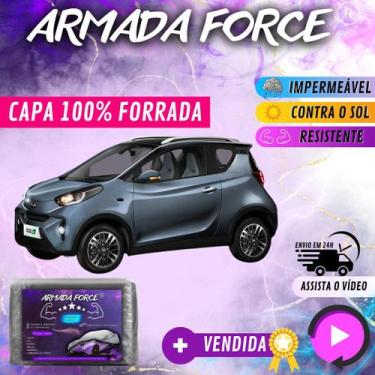 Imagem de Capa Cobrir Carro ICAR 100% Forrada Armada Force 100% Impermeável Forr