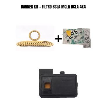 Imagem de Banner kit com filtro do câmbio automático bcla mcla dcla 4x4 - TRANSN