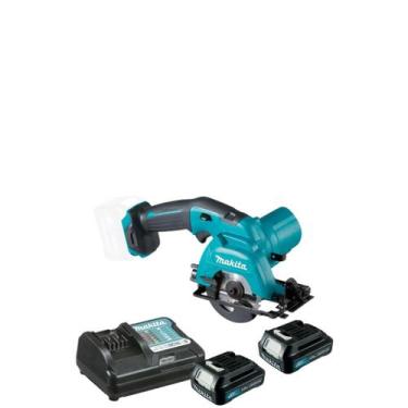 Imagem de Serra Circular Makita 2 Baterias 12v Hs301dz 85mm Bivolt, Bivolt