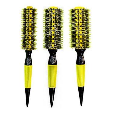 Imagem de Kit Com 3 Escovas Evas Cms Profissional 3001, 3003 E 3005 - EVAS PROFI