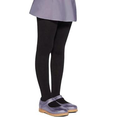 Imagem de Meia Calça Infantil Lupo Lobinha Cotton Fio 80 Preta - 2526, PP