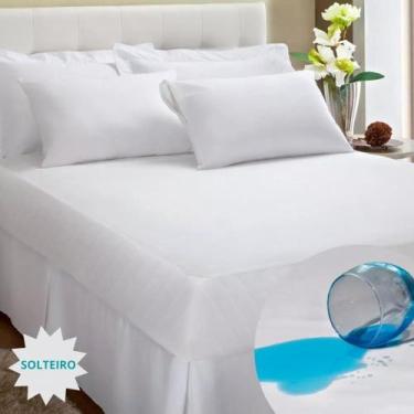 Imagem de Capa Protetor de Colchão Solteiro Impermeável Malha Kacyumara