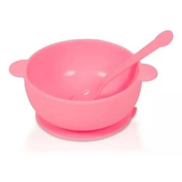 Imagem de Prato Tigela Infantil Com Ventosa Silicone Antiderrapante - Uny Gift C