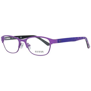 Imagem de Guess GU9170 Armação de óculos - Armação violeta fosca, diâmetro da lente de 49 mm GU917049082, Violeta fosco, 49mm