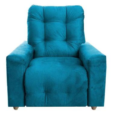 Imagem de Poltrona Reclinável Do Papai & Mamãe Confort  - Bl Decor , TURQUESA