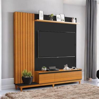 Imagem de Painel Tv Grande 65 Polegadas Ripado Jakarta Luapa Moveis