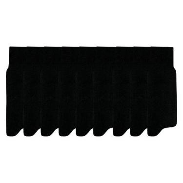 Imagem de Kit Com 9 Pares De Meias Social Masculina Mash 100% Algodão, Preto, Ún
