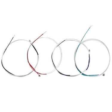 Imagem de Cordas de Viola Profissional V70, Contas de Níquel, ótimo Caráter de Ressonância, Pacote de 4, Cor Aleatória, Com Níquel Cromo, Adequado para Viola, Acessório de Instrumento