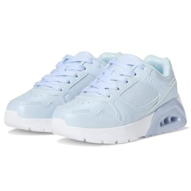 Imagem de Skechers Tênis feminino Uno Lite 2.0, Claro/azul, 12.5 Little Kid