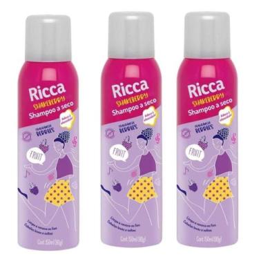 Imagem de Shampoo A Seco Belliz Ricca Shakeberry C/3 150ml - BELLIZ COMPANY