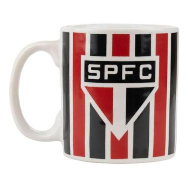 Imagem de Caneca Porcelana 300ml - São Paulo Tricolor - Mileno