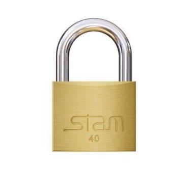 Imagem de Cadeado 40mm Latão Maçico Stam