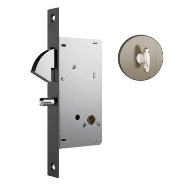 Imagem de Fechadura Para Porta de Correr Banheiro Stam 950 Antique E-Coat