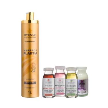 Imagem de Progressiva PerfectPlastia 1L +  4 Ampolas Dyusar - Dyusar  Cosméticos