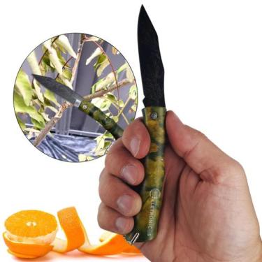 Imagem de Canivete Tático Aço Inoxidável Com Cabo Camuflado Resistente XV3137 - 