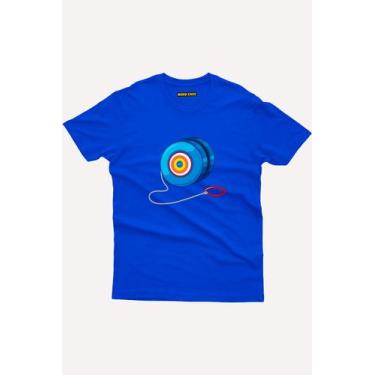 Imagem de Camiseta IOIO Anos 80 90 nostalgia Retro Nerd Chic Moda Geek, Azul, G