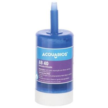 Imagem de Refil AB 40 rosca cônica 1005-0005 Acquabios sistema de purificação em
