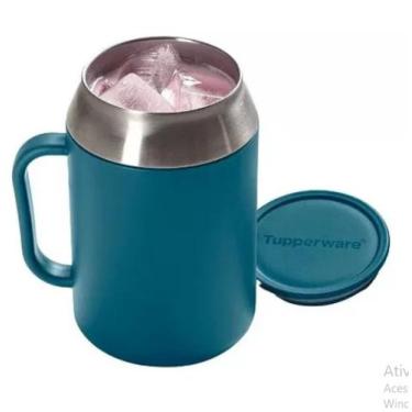 Imagem de Caneca Térmica Inox 400ml ( com tampa) - Tupperware