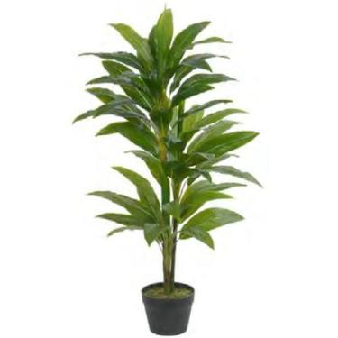 Imagem de Planta Árvore Artificial Dracena Real Toque C/Pote X49 Verde 1,1m - FL