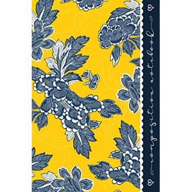 Imagem de Composition Notebook: Dot Grid Paper Journal For Girls Women - Blank Dotted Writing And Journaling Book For Girls Women - Traditional Japanese Blue ... Ornamental Paisley Pattern Graphic Art Design