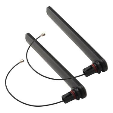 Imagem de Antena de encaixe IPEX omnidirecional 4G Mini 3dBi com cabo de 10 cm 1,13 sem instalação para Verizon AT&T T-Mobile Sprint 4G MiFi Router adaptador de modem USB de banda larga móvel 2 peças