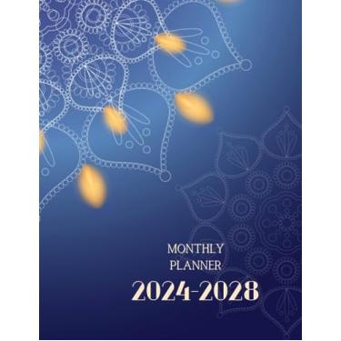 Imagem de 2024-2028 Monthly Planner 5 Years: 60 Months from January 2024 to December 2028. Five Years Annual Organizer A4