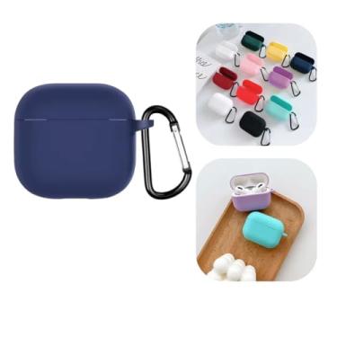 Imagem de Capa Capinha de Silicone Cores Vivas para Airpods 4 (Lilás)