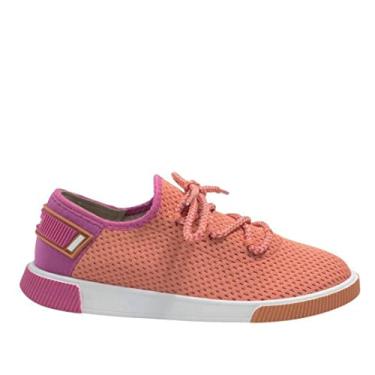 Imagem de Tênis Moleca Casual Knit Lycra Tamanho 34 Cor Laranja/Pink 5759.103