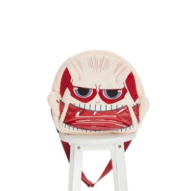 Imagem de Attack on Titan Colossal Titan Ita Bag Crossbody - Linda bolsa carteiro de ombro para exibição de pinos, Vermelho, One Size