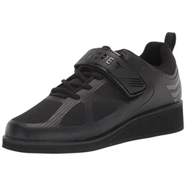 Imagem de CORE Tênis para halterofilismo – Sapatos de agachamento para levantamento de peso, levantamento terra, crosstraining, levantamento olímpico e academia – masculino e feminino – design de alça e cadarço