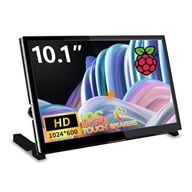 Imagem de WIMAXIT Tela sensível ao toque Raspberry Pi 4, monitor tátil portátil de 10,1 polegadas 1024 x 600 IPS com USB duplo HDMI ângulo de 178° para Raspberry Pi 5/4/3/2 Zero B + Modelo B Xbox PS4 iOS Win7/8