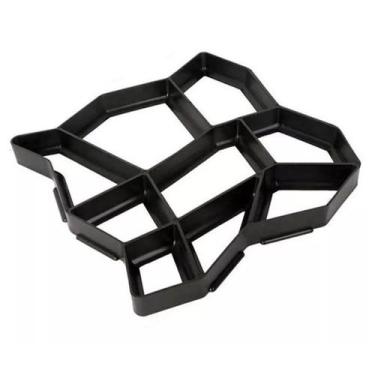 Imagem de Forma Molde Piso Calçada Jardim Pedra Diagonal 35x40x4cm - Tianxun