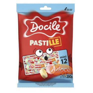 Imagem de Pastilha de frutas pastille mini 12 docile, 290g