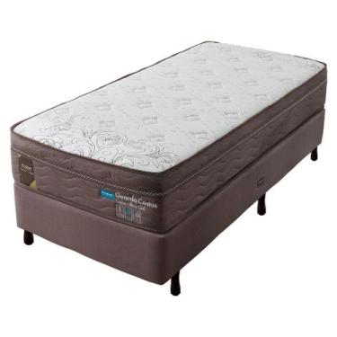 Imagem de Conjunto Box Solteiro Mola Ensacada Probel Cairo Ultra Gel (88x188x56c