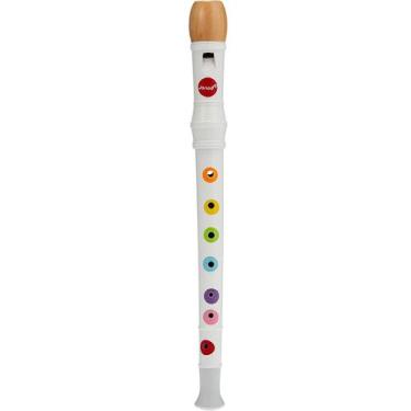 Imagem de Minha Primeira Flauta Infantil Confetti Instrumento em Madeira 31cm - 