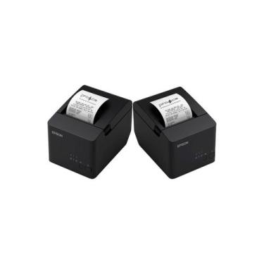 Imagem de Kit Epson 02 Impressoras Térmicas Tm-T20X-II Ethernet e USB