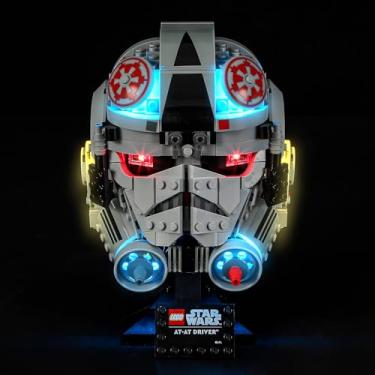 Imagem de YEABRICKS LED Light for 75429 Star Wars at-at Driver Helmet Building Blocks Model (Building Set NOT Included)