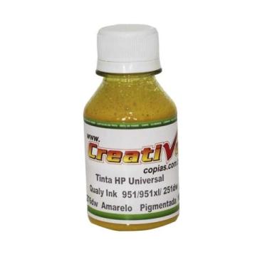 Imagem de Tinta HP Pigmentada Amarelo Universal  Qualy Ink 100g