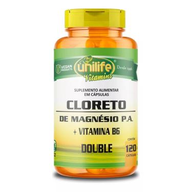 Imagem de Cloreto de Magnésio P.A. + Vit B12 810mg 120 Caps - Unilife