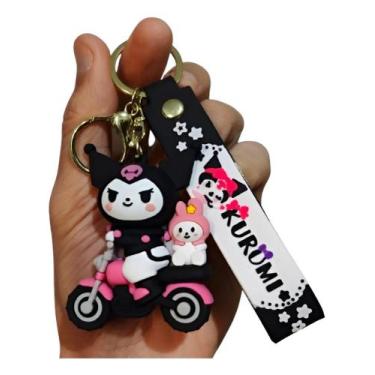 Imagem de Chaveiro 3d Kurumi Personagem Hello Kitty Chave Carro Bolsa Coleção Pi