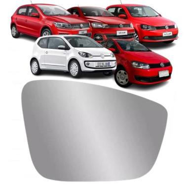 Imagem de Lente Espelho Retrovisor Gol Voyage G6 G7 G8 Fox 2010 / 2014 Up 13/...