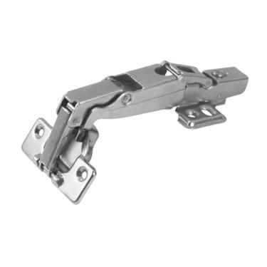 Imagem de Ｂｅｓｇａ Dobradiça Hidráulica de 165 Graus para Armários, Fácil Instalação para Aparadores, aço Laminado a Frio, Base Reforçada Multiuso, Dobradiça de sobreposição completa, Tamanho real