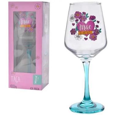Imagem de Taca De Vidro Dia Das Mae 430Ml Para Vinho / Gin / Drinks - Wincy