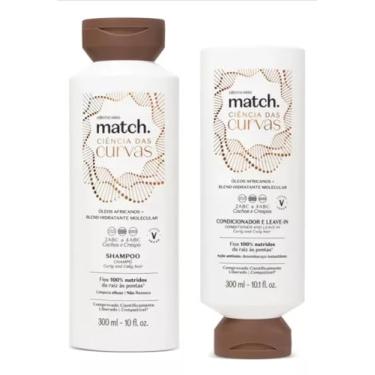 Imagem de Kit Shampoo E Condicionador Match Ciência das Curvas - 300 ml cada - Boticário