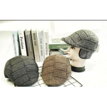 Imagem de Chapéu Boina Italiana Cap Com Protetor de Orelhas Inverno Masculino - 