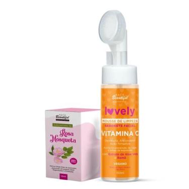 Imagem de DUO Óleo de Rosa Mosqueta e Sabonete Facial Lovely Vitamina C 150ml - 