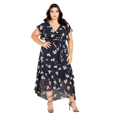 Imagem de City Chic Vestido maxi plus size, Floral Demure, 54