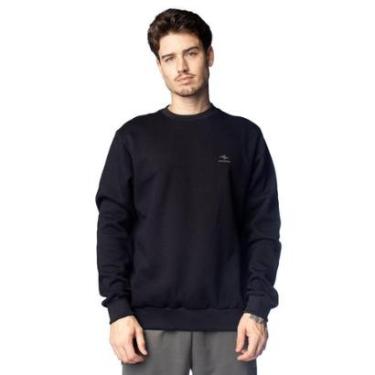 Imagem de Moletom Masculino Nicoboco Logo Relevo Liso Preto-Masculino