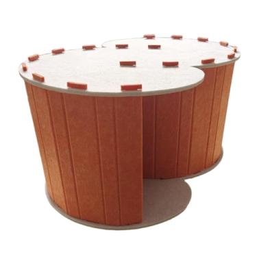 Imagem de Bothyi Cama túnel para gatos, caverna para gatos, fácil de limpar, respirável, universal, camada dupla, dobrável, casa para animais de estimação, playground, Xl